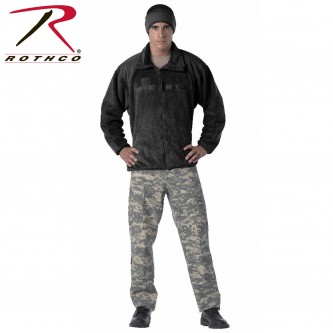 Rothco 9739 Black ECWCS Polar Fleece Gen III Level 3 Jacket Size Medium