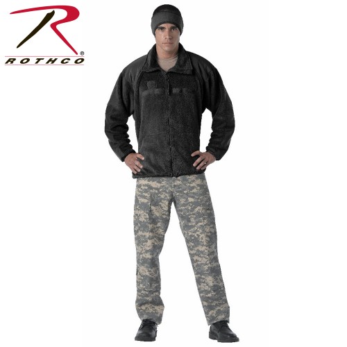 Rothco 9739 Black ECWCS Polar Fleece Gen III Level 3 Jacket Size 2X-Large