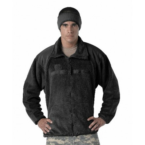 Rothco 9739 Black ECWCS Polar Fleece Gen III Level 3 Jacket Size X-Large