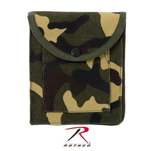 9801 Rothco Heavy Weight Cotton Canvas Tactical Utility Pouch[Woodland Camo] 