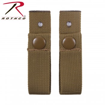 9857 Mich Helmet Goggle Retention Straps 1 Pair Coyote Brown Goggle Straps 9857 