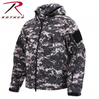 98701-S Special Ops Soft Shell Waterproof Tactical Jacket Subdued Urban Digital 98701[Small] 