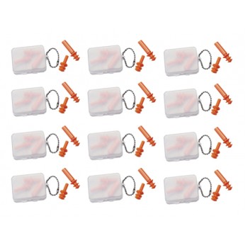 4700 Rothco Orange G.I. Noise Reducing Ear Plugs - 12 Pairs