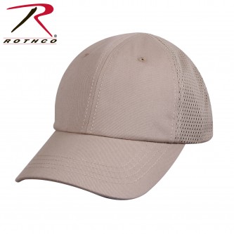 99551 Mesh Back Tactical Cap Moisture Wicking Baseball Hat Rothco[Khaki]