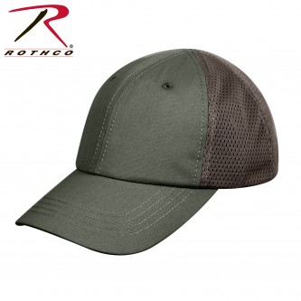 99553 Mesh Back Tactical Cap Moisture Wicking Baseball Hat Rothco[Olive Drab] 