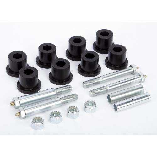 Daystar Polyurethane Greaseable Bolt & Bushing Kit Front & Rear Main Eyes Only, 87-96 Jeep YJ Grease Main Eye F&R