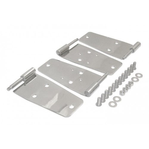 Door Hinges Stainless for Jeep CJ 76-86 YJ 87-93 Rough Trail RT34008